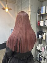 ラフィット 香椎(lafit)&nbsp;福岡香椎千早ブリーチカラーダブルカラーピンクベージュ髪質改善