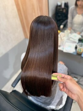 プレバイイオエ 三宮店(pre. by ioe) 髪質改善/ココアベージュ/小顔カット/縮毛矯正/レイヤーカット