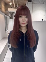 ヨーク(YOKE)&nbsp;[YOKE]ピンクベージュレイヤーカットフェイスレイヤー