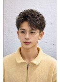 フェザーパーマ！爽やかメンズスタイル！