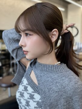 ガーデントウキョウ(GARDEN Tokyo) 顔周りカット/前髪カット/ブラウンカラー