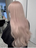 ネハス 名古屋栄店(nehus.)&nbsp;ミルクティー/ブリーチカラー/ウルフカット/レイヤーカット