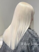 ベレーザ 渋谷(BELEZA) 17763ホワイトブロンドシャンパンベージュミディアムレイヤー