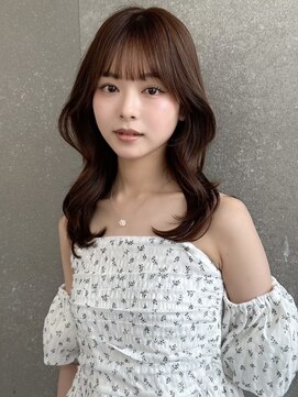 ロンド ロワール 門前仲町(Lond Loire) イメチェンピンクベージュ前髪クールショートアンブレラカラー