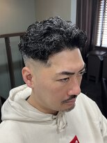 スタンドバーバー 柏(STAND BARBER)&nbsp;刈り上げセンターパート/波巻きツイストスパイラル/柏/柏駅