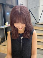 ミリ(mm)&nbsp;10代20代30代ブリーチ無し暖色カラーボルドー髪質改善仙台韓国