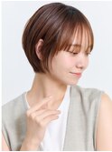 大人ショート/小顔ショート/ひし形シルエット/似合わせカット