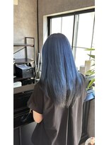 ミミ(mimi)&nbsp;ブルー×裾ブラック