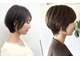 サラジュ 西宮北口店(SARAJU)の写真/あなたに似合うショートヘアをご提案！丸みと顔まわりで頭の形も綺麗に♪
