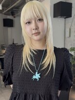 シティ(sity.)&nbsp;天神　レイヤーカット　顔まわりレイヤー　艶カラー