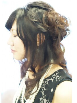 エアリー ヘアーデザイン(airly hair design) ハーフ&アップ