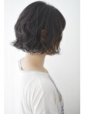 《ekolu横山》短めボブにゆるっとウェーブ