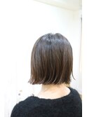 切りっぱなしボブ