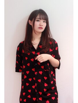 ヘアサロン マゼラン 新宿(Magellan) レッドブラウン・SWEETストレート