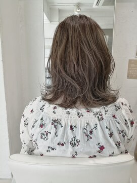 ファイブボックスヘアー 広島(five vox hair) 【fivevox川端】シルバーグレージュ