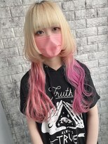 リアイス(Re:ICE)&nbsp;ミニウルフ/くすみブルー/流れるレイヤー/インナーハイライト