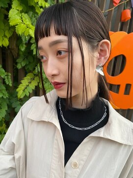 カルテ(QUARTE) ヘアアレンジカット,ぱっつん