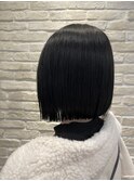 切りっぱなしボブ