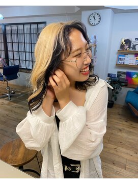 コミレ(COMILE) インナーデザイン　ブロンド×ブラック