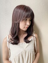 オウルヘアー(Owl hair)&nbsp;ピンクベージュ/艶髪/深みカラー/セミロング