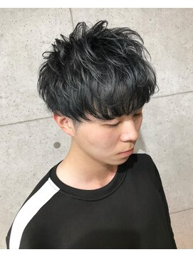 ヘアテリア リュウ 大塚(hair teria ryu) メンズマッシュ×ダークグレー【ryu 大塚 北口】