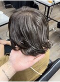 白髪ぼかし脱白髪染めショートヘアショートボブカット大船駅鎌倉