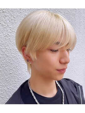 フイ(HUI) 10代20代★大人かわいいダブルカラーブリーチミルクティーカラー