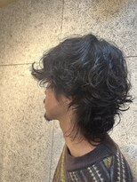 クラク 羽根木店(kuraku)&nbsp;スパイラルパーマ マッシュウルフ ウルフパーマ メンズ