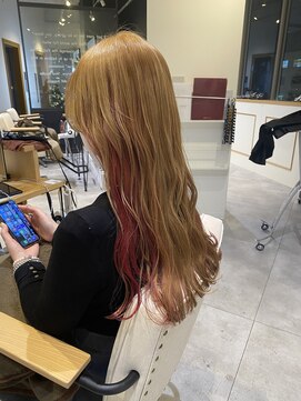 アリスバイブランニューリブ 難波店(ALICE by Brandnew×LIV) ベージュ×ピンクカラー