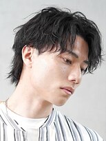 ツイストパーマメンズマッシュパーマ刈り上げツーブロック