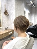 〆ファッションカラーで染める白髪ぼかし