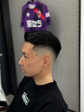 ヘアーラボ 樟葉(Hair Labo) サイドパート スキンフェード 枚方 樟葉