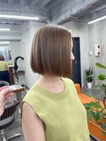 ニコ トウキョウ 渋谷(nico TOKYO)&nbsp;ベージュ/ボブ/外はねボブ/タッセルボブ/ブラウンカラー