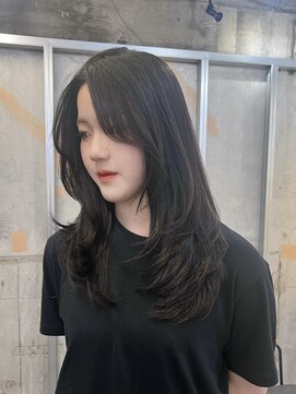 イオエ 梅田(ioe) ダブルカラー/大人ボブ/黒髪スタイル/髪質改善/縮毛矯正