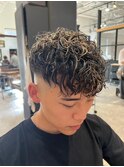 スペインカール　メンズパーマ　スパイラルパーマ