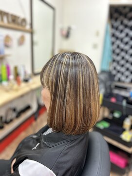 まつこ美容室 内巻きツヤツヤボブ