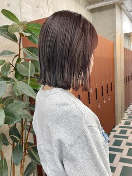 ノエ(noe) 切りっぱなしボブ/グレージュ/20代30代r-26