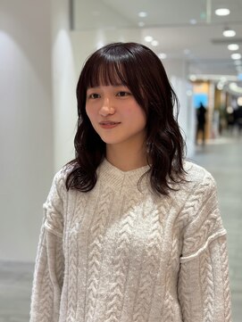 ビーハイブアヴェダ PARCO2店(BEHIVE AVEDA) 【sakuya】深めカシスカラー