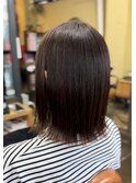 デザイン矯正で作るナチュラル外はねストレートボブ