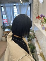 リル(re'll)&nbsp;《花屋併設》ナチュラルボブ［酸性ストレート/ヘアセット］