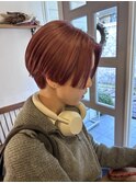 ☆ハンサムショート/ピンクベージュ/前髪/原宿神宮前