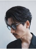 原宿フェザーパーマ毛流れセンターパートフェザーショート30代