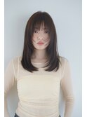 【PearL】美髪ストレート/ワイドバング/外ハネボブ/イメチェン