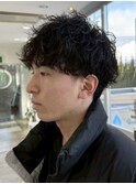 甲府昭和町波巻きスパイラルパーマツイストパーマメンズマッシュ