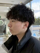 アトリーチェ 昭和店(ATTRICE) 甲府昭和町波巻きスパイラルパーマツイストパーマメンズマッシュ