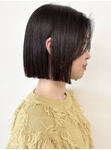 【モリオ松戸　石山】ストレートボブ黒髪ミニボブぷつっとボブ