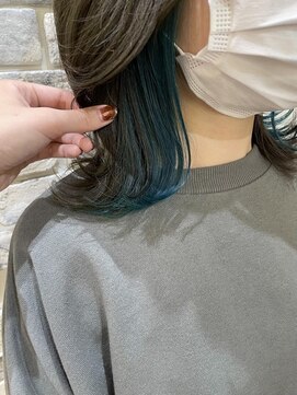 アニー 松戸(ANNI) 外ハネボブ/美髪/ワイドバング/ホワイトブロンド/イメチェン