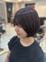 メモリーズ 銀座(Memories)&nbsp;ショートボブショート秋カラー白髪ぼかし