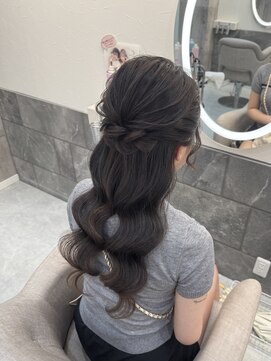 クランリリー 東梅田店(clan lily) ハーフアップ