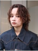 ウルフパーマ/前髪なし/日本橋